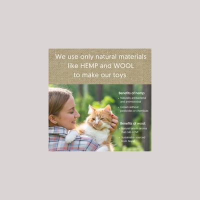 Show full view: Honest Pet Products Eco Catty Pillar Cat Toy slide 5 of 9