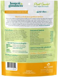 Honest To Goodness Plant Snacks Good Vibes Chamomile & Ginger Dog Treats, 8-oz bag slide 2 of 8