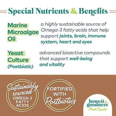 Show full view: Honest To Goodness Plant Snacks Way to Glow Coconut & Flax Dog Treats, 8-oz bag slide 6 of 10