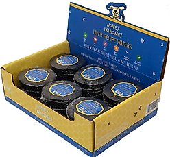 Honey I'm Home! Liver Recipe Wafers Buffalo Recipe Grain-Free Dog Treats, 18 count slide 2 of 5
