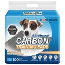 HoneyCare All-Absorb Charcoal Carbon Eliminating Urine Odor Dog Training Pads, 22x23-in, 100 count