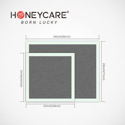 HoneyCare All-Absorb Charcoal Carbon Eliminating Urine Odor Dog Training Pads, 28x34-in, 40 count slide 2 of 4
