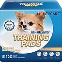HoneyCare All-Absorb Small Super Absorbent Training Pads, 17.5 x 23.5 in, 120 count