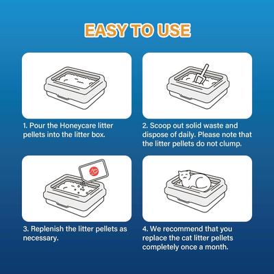 Show full view: HoneyCare All-Absorb Zeolite Pellets Unscented Non-Clumping Cat Litter, 14-lb bag slide 6 of 9