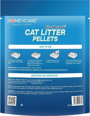 Show full view: HoneyCare All-Absorb Zeolite Pellets Unscented Non-Clumping Cat Litter, 3.5-lb bag slide 7 of 8