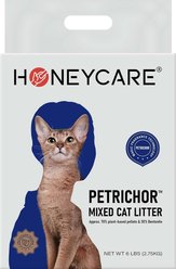 HoneyCare Natural Plant-Based Tofu Pellets & Bentonite Petrichor Mixed Lily Scented with Low-Dust Clumping Cat Litter, 6-lb bag