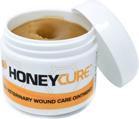 Show full view: HoneyCure Natural Veterinary Wound Care Ointment for Dogs, Cats & Horses, 2-oz jar slide 3 of 5
