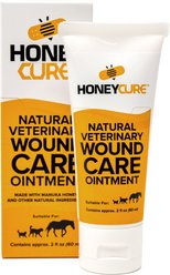 HoneyCure Natural Veterinary Wound Care Ointment for Dogs, Cats & Horses, 2-oz tube