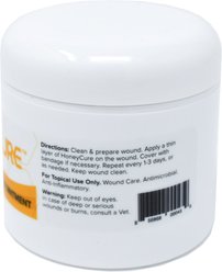HoneyCure Natural Veterinary Wound Care Ointment for Dogs, Cats & Horses, 4-oz jar slide 2 of 2