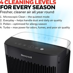 Honeywell Allergen Plus HPA5100B HEPA Air Purifier, Black, 13.9 x 15 x 9.2-in slide 2 of 9