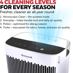 Honeywell HEPA HPA5100W Air Purifier, White, 15 x 13.9 x 9.2-in slide 2 of 9
