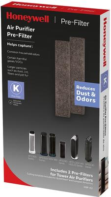 Show full view: Honeywell Household Odor & VOC Reducing K Type Air Purifier Pre-filter, 2 count slide 1 of 1