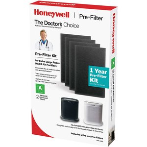 Honeywell HPA300 Series Extra-Large Room HEPA Air Purifier Pre-filter, 4 count