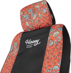 HOOEY Low Back Riggin Western Floral Car Seat Cover, Red slide 2 of 3
