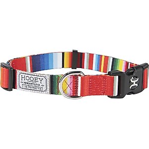 HOOEY Nomad Ployester Standard Dog Collar, Serape Tijuana, Large: 18 to 26-in neck, 1-in wide