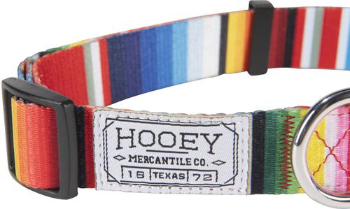 Show full view: HOOEY Nomad Ployester Standard Dog Collar, Serape Tijuana, Large: 18 to 26-in neck, 1-in wide slide 2 of 7