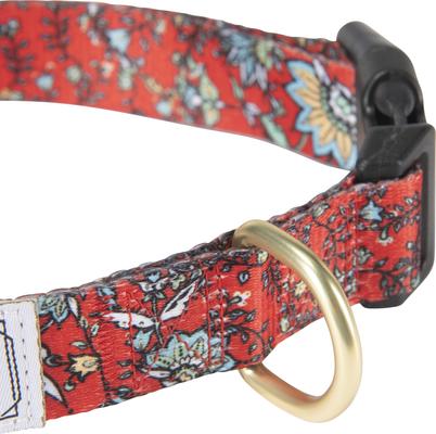 Show full view: HOOEY Nomad Ployester Standard Dog Collar, Western Floral, Medium: 12 to 18-in neck, 1-in wide slide 5 of 8
