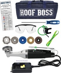 Hoof Boss Complete Battery Operated Goat Hoof Trimmer Set