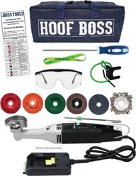Hoof Boss Complete Battery Operated Horse Hoof Trimmer Set