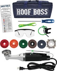 Hoof Boss Complete Electric Plug In Horse Hoof Trimmer Set