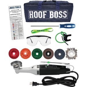 Hoof Boss Complete Electric Plug In Horse Hoof Trimmer Set