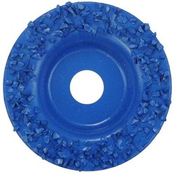Hoof Boss Fine Grit Disc for Farm Animal Grooming Tool, Blue, Medium