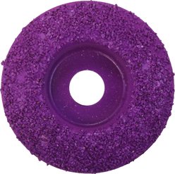 Hoof Boss Fine Grit Dome Top Disc Farm Animal Grooming Tool, Purple