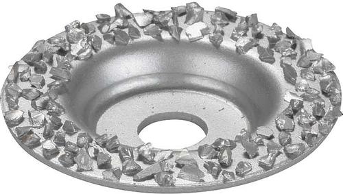 Show full view: Hoof Boss Silver Coarse Grit Disc for Farm Animal Grooming Tool slide 2 of 3