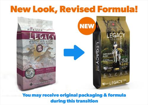 Show full view: Horizon Legacy Farm Country Blend Dry Dog Food, 25-lb bag slide 3 of 10