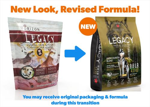 Show full view: Horizon Legacy Farm Country Blend Dry Dog Food, 8.8-lb bag slide 3 of 10