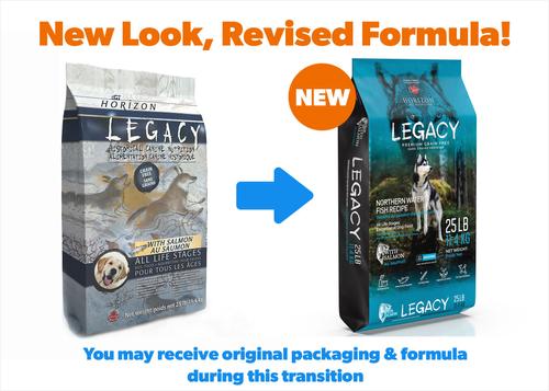 Show full view: Horizon Legacy Northern Water Fish Recipe Dry Dog Food, 25-lb bag slide 3 of 10