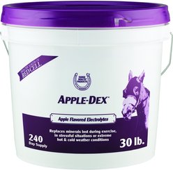 Horse Health Products Apple-Dex Electrolyte Apple Flavor Powder Horse Supplement, 30-lb bucket