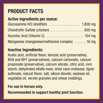 Show full view: Horse Health Products Joint Combo Classic Pellets Horse Supplement, 8-lb bucket slide 7 of 8