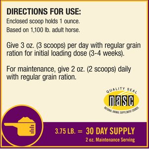 Horse Health Products Joint Combo Hoof & Coat 3-in-1 Apple Flavor Pellets Horse Supplement, 8-lb bucket