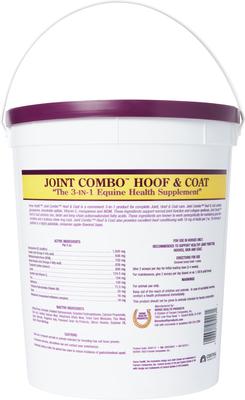 Show full view: Horse Health Products Joint Combo Hoof & Coat 3-in-1 Apple Flavor Pellets Horse Supplement, 3.75-lb bucket slide 2 of 11