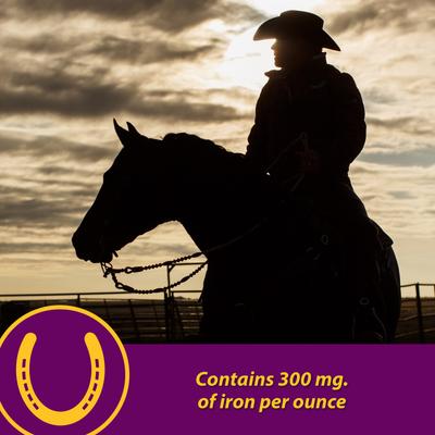 Show full view: Horse Health Products Red Cell Iron Rich Vitamins & Minerals Liquid Horse Supplement, 1-gal bottle slide 3 of 11