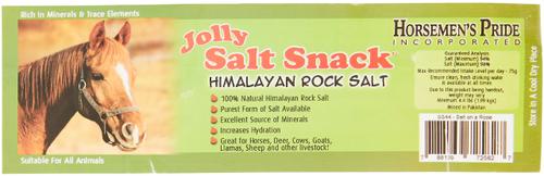 Show full view: Horsemen's Pride All-Natural Himalayan Salt on a Rope Salt Block Horse Treat, 4.4-lb slide 2 of 3