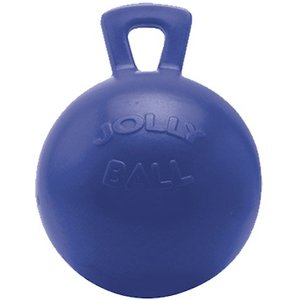 Horsemen's Pride Jolly Ball Horse Toy, Blue, 10-in