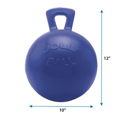 Show full view: Horsemen's Pride Jolly Ball Horse Toy, Blue, 10-in slide 2 of 4