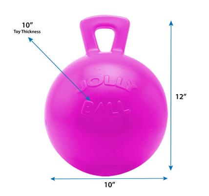 Show full view: Horsemen's Pride Jolly Ball Horse Toy, Bubblegum, 10-in slide 2 of 4