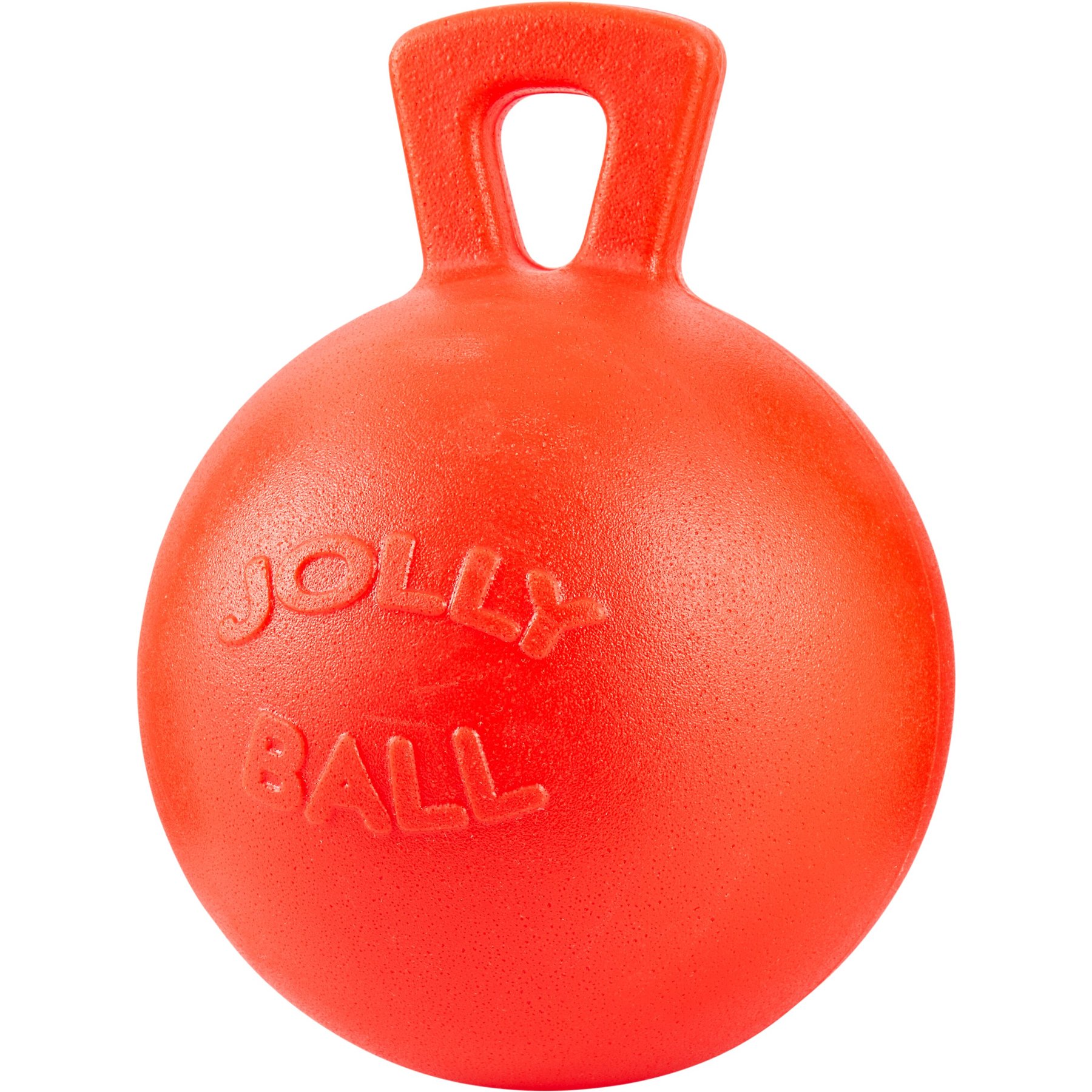 Horsemen's Pride Jolly Ball Horse Toy, Orange, 10-in