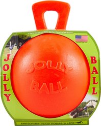 Horsemen's Pride Jolly Ball Horse Toy, Orange, 10-in slide 2 of 3