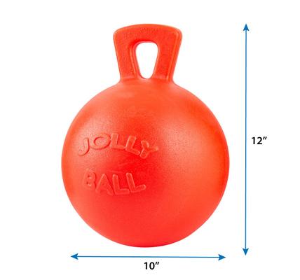 Show full view: Horsemen's Pride Jolly Ball Horse Toy, Orange, 10-in slide 3 of 5