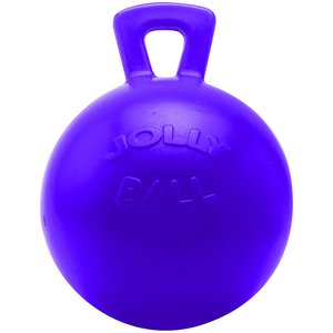 Horsemen's Pride Jolly Ball Horse Toy, Purple, 10-in