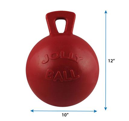 Show full view: Horsemen's Pride Jolly Ball Horse Toy, Red, 10-in slide 2 of 4