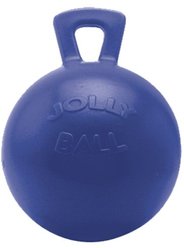 Horsemen's Pride Jolly Ball Tug-n-Toss Boxed Horse Toy, 8-in, Blue