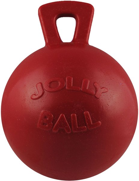HORSEMEN'S PRIDE Jolly Ball Tug-n-Toss Boxed Horse Toy, 8-in, Red