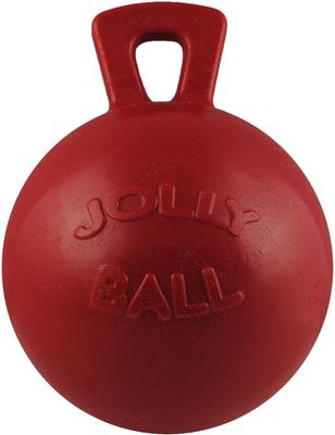 Show full view: Horsemen's Pride Jolly Ball Tug-n-Toss Boxed Horse Toy, 8-in, Red slide 1 of 2