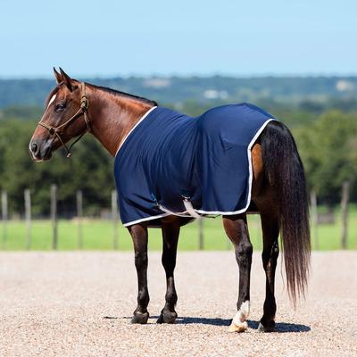Show full view: Horseware Ireland Amigo Horse Jersey Cooler, Navy/Silver, 75-in slide 3 of 3