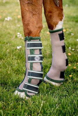 Show full view: Horseware Ireland Horse Fly Boots, Green, Horse slide 3 of 3
